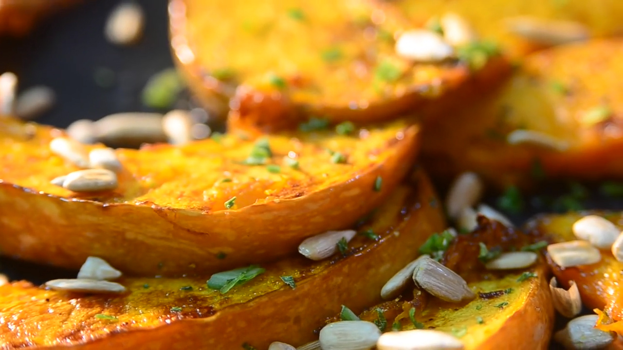 香煎南瓜,颜值与营养兼备的美食