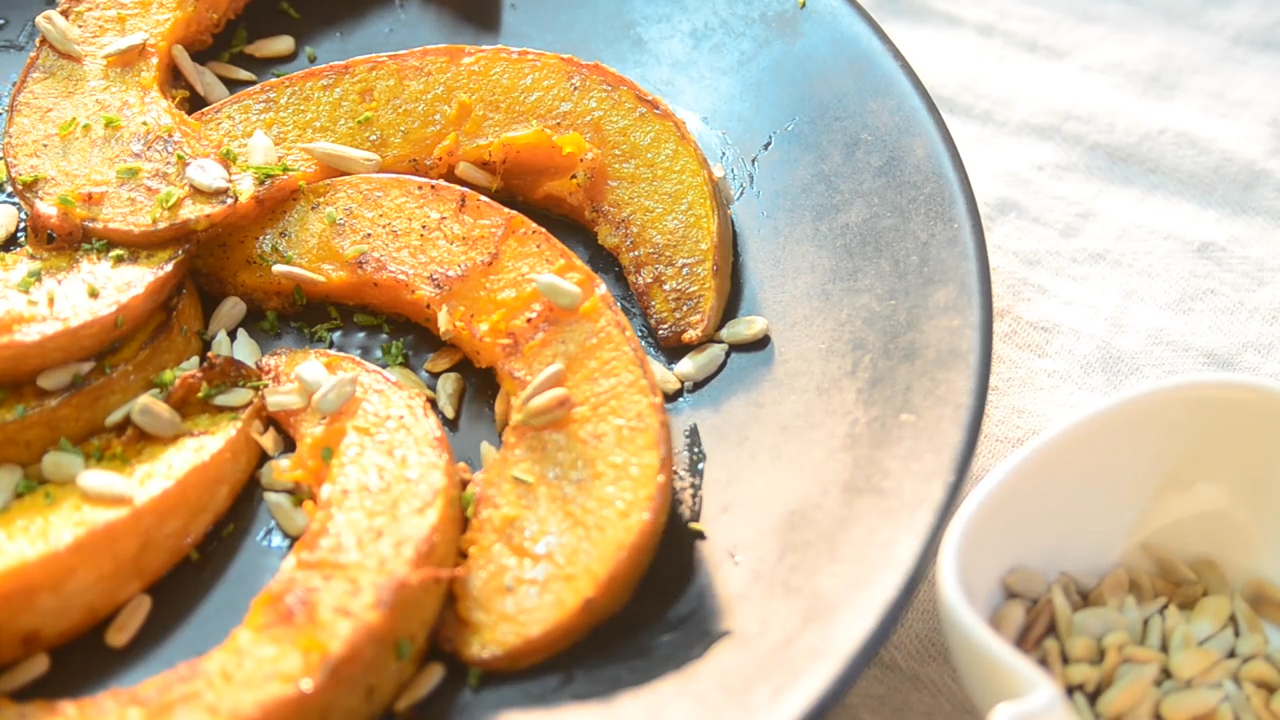 香煎南瓜,颜值与营养兼备的美食