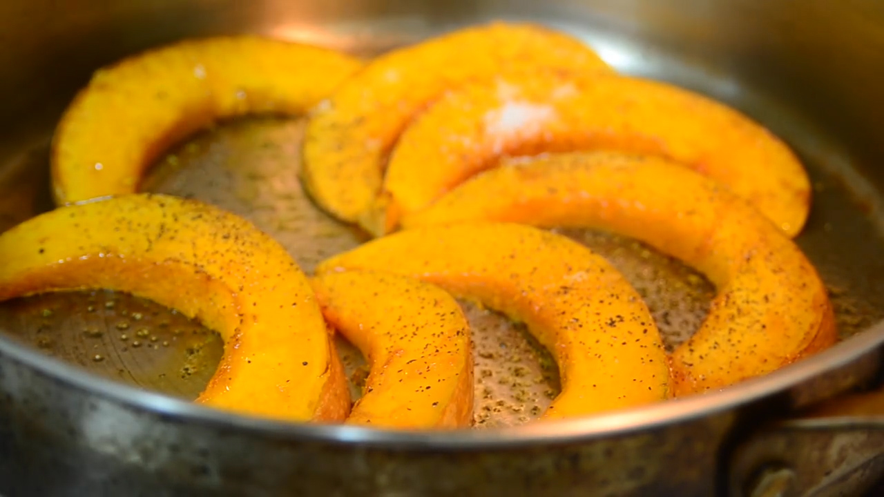 香煎南瓜,颜值与营养兼备的美食