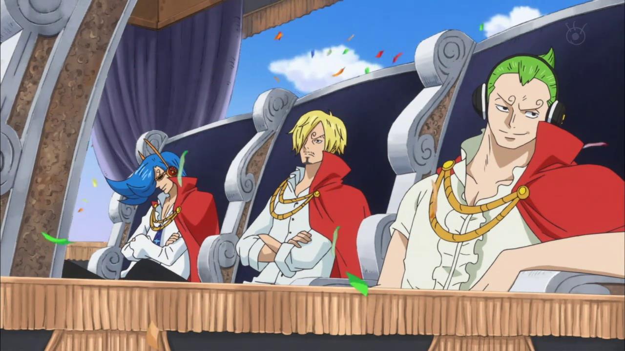 海贼王的披风,把穿着人的气质完美展现,尤其是卡普的正义披风