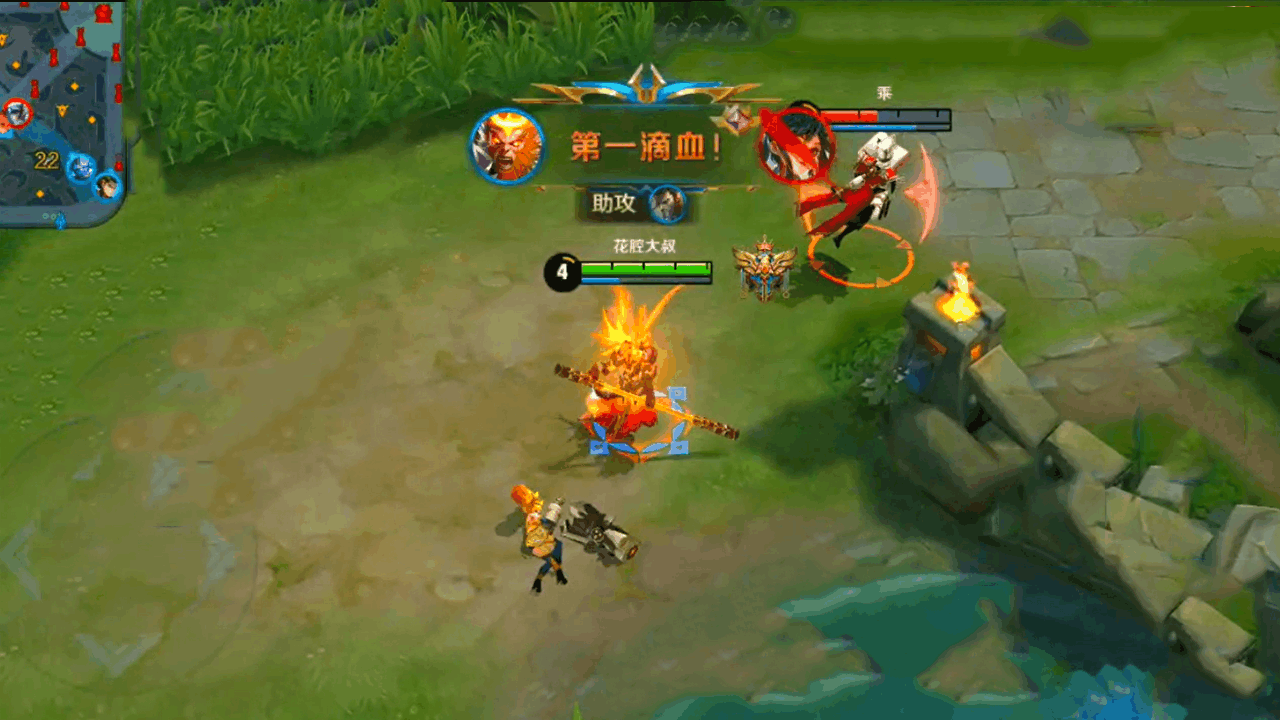 王者荣耀: 为什么猴子要出电刀! 因为231连招选