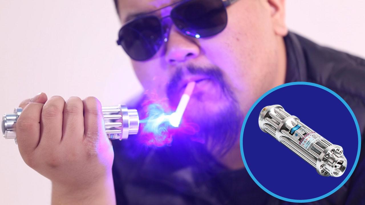 1万瓦的激光笔危害有多大火柴鞭炮可直接点燃家长春节必看