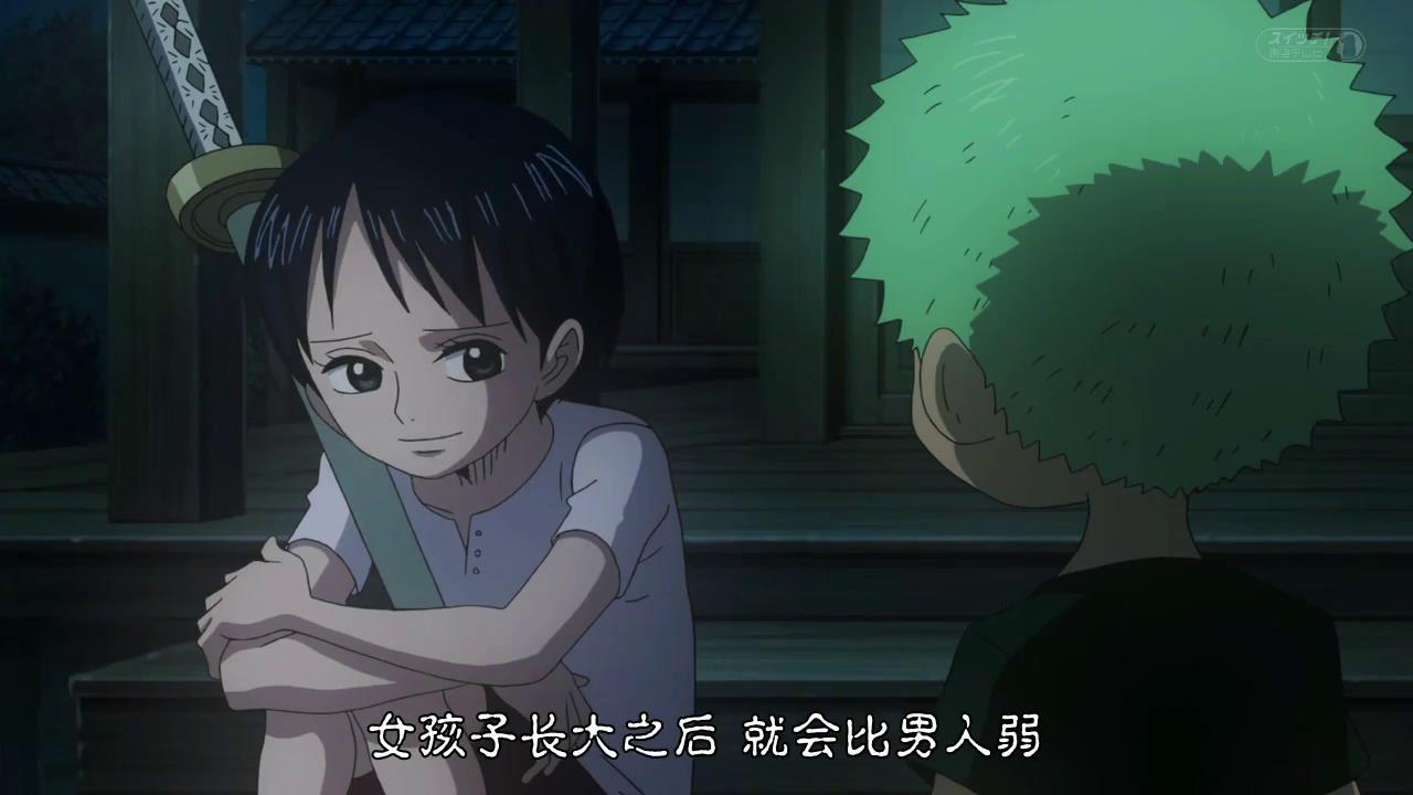 索隆登顶的最大对手是古伊娜,这丫头没死,在革命军已成第一剑豪