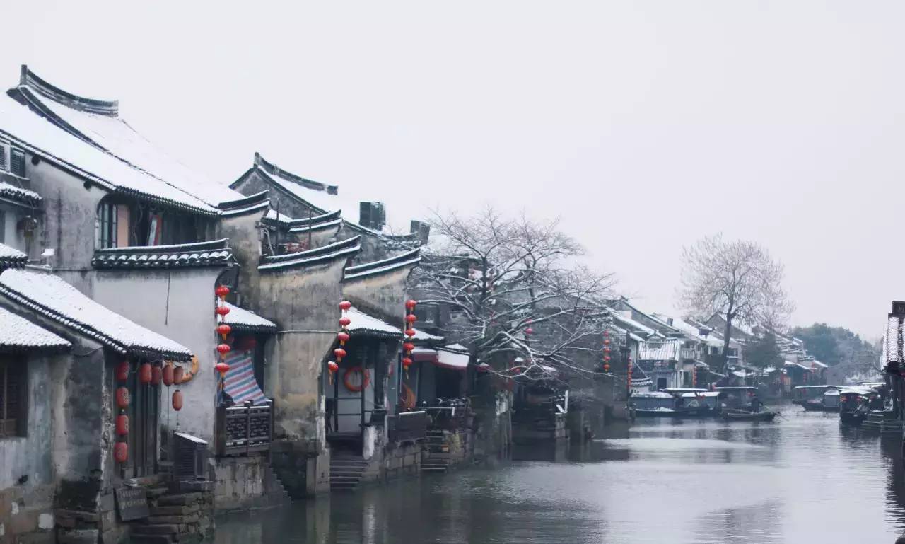 中国8大古镇成了雪景天堂