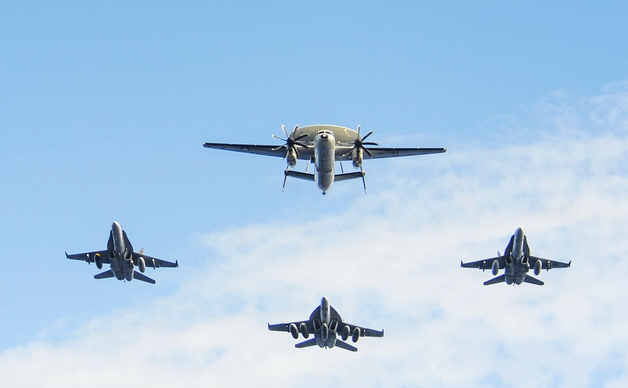 7个航母战斗群58艘核潜艇1200架战机全球最强海军舰队