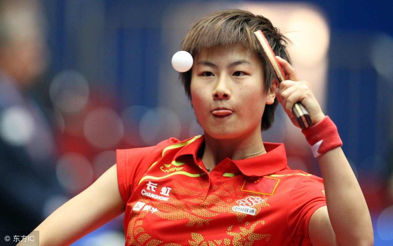 中国女子乒乓球队主力队员:丁宁