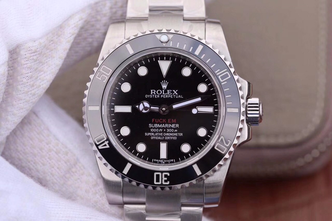 劳力士v7版水鬼fuckem限量版