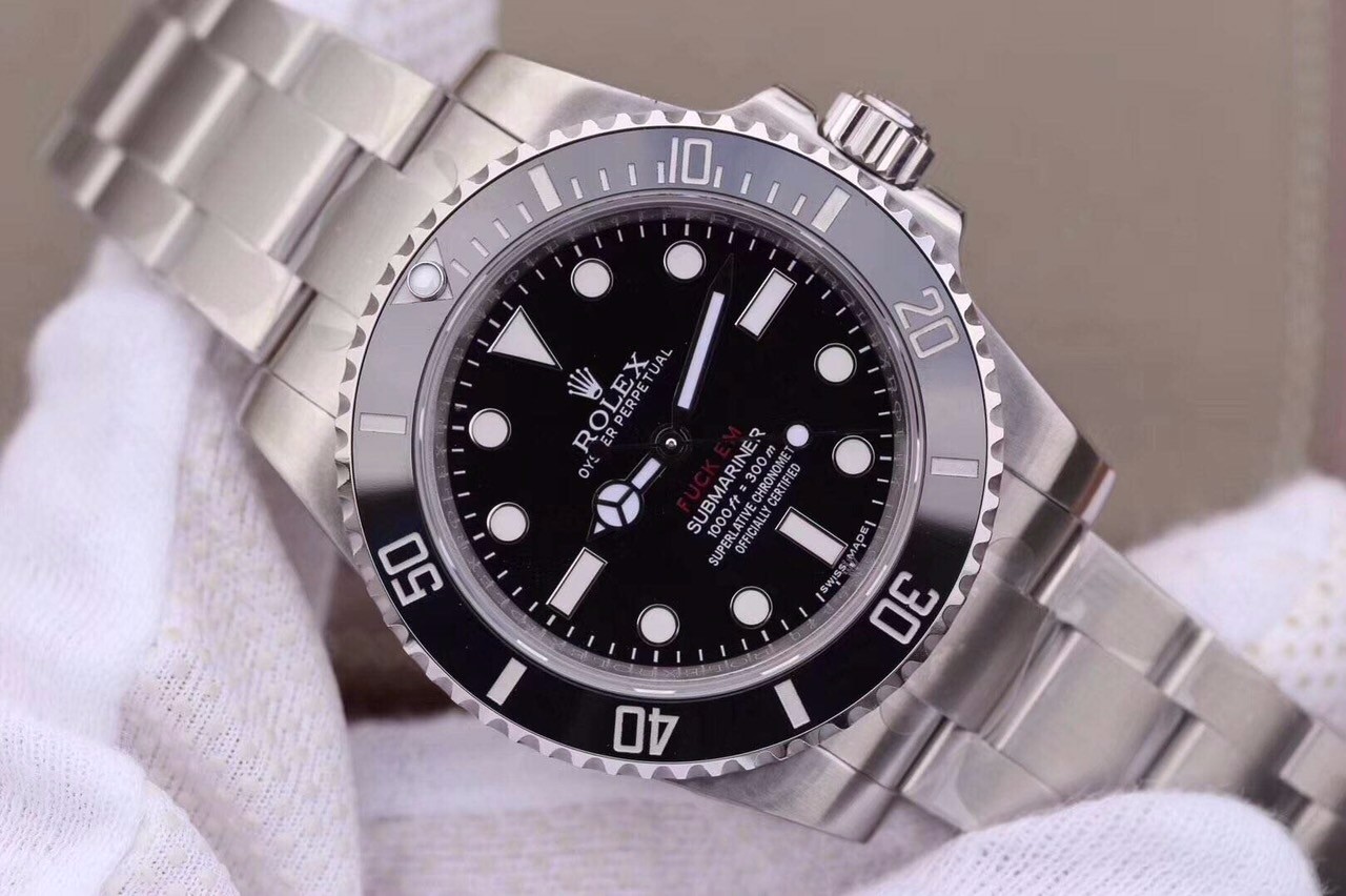 劳力士v7版水鬼fuckem限量版