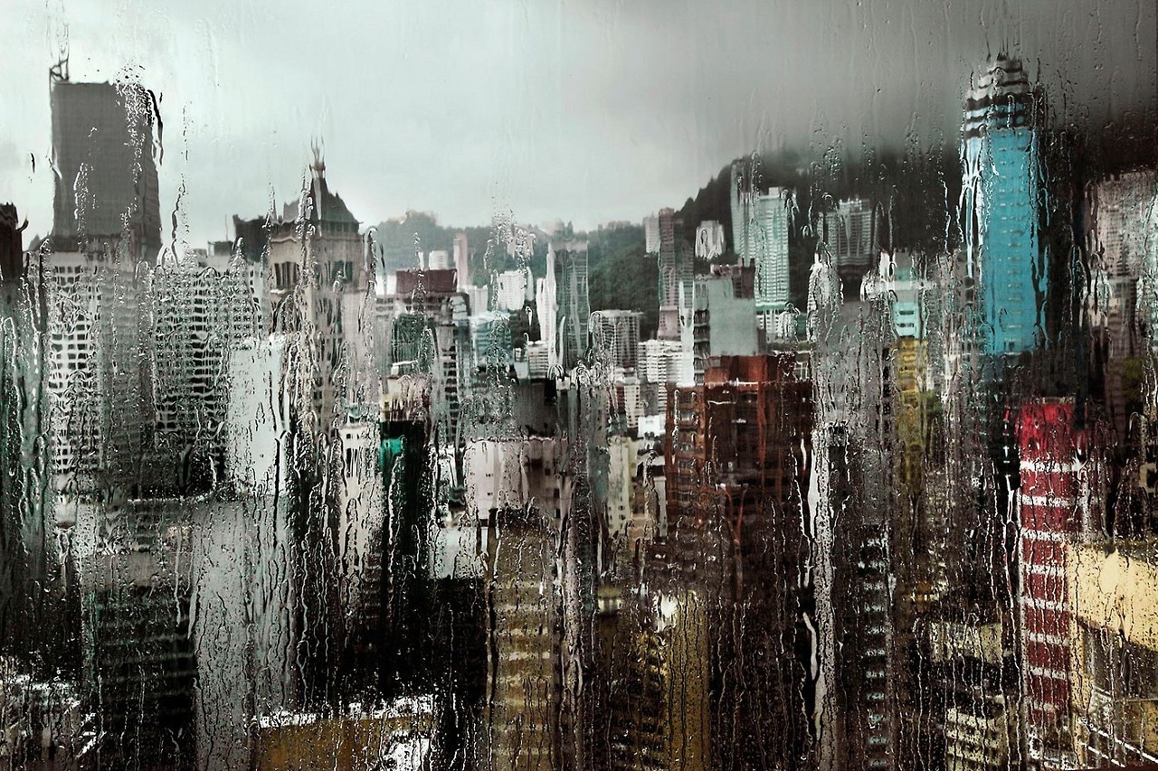 雨中的城市 | 摄影师christophe jacrot