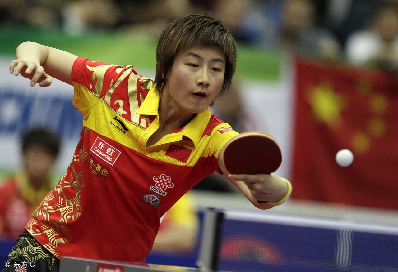 中国女子乒乓球队主力队员:丁宁