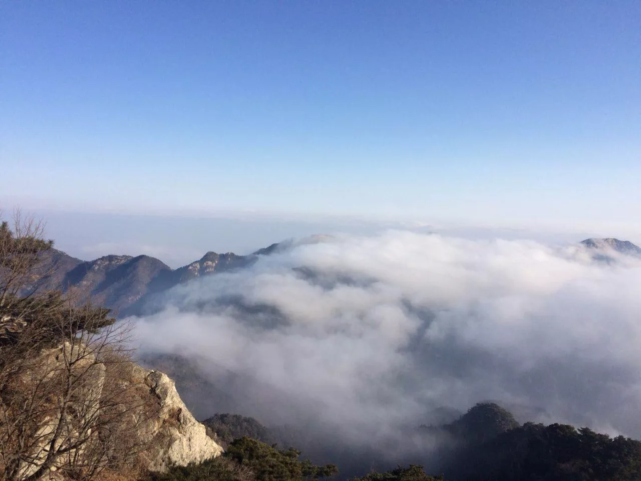 蒙山又现云海奇观,错过再等一年!