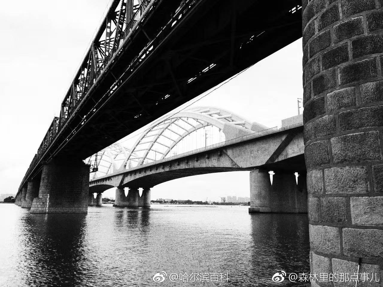 一组老照片 怀念记忆中的滨洲铁路桥