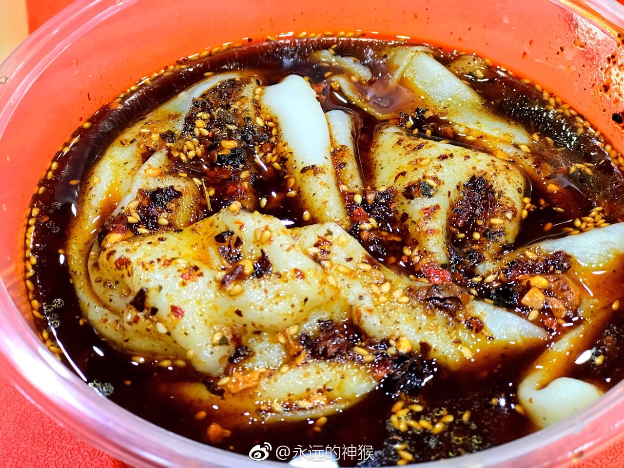 汉中热面皮横评!依次蒋家槟豆热面皮,周家大辣椒热面皮