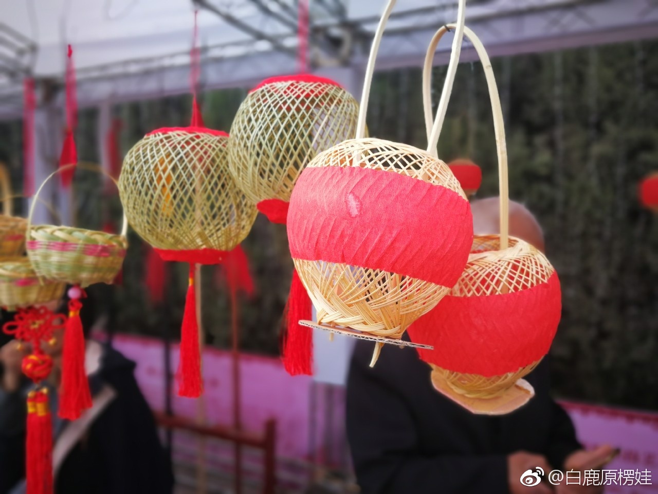 西安世园会新春庙会非物质文化遗产,白鹿原火葫芦灯笼