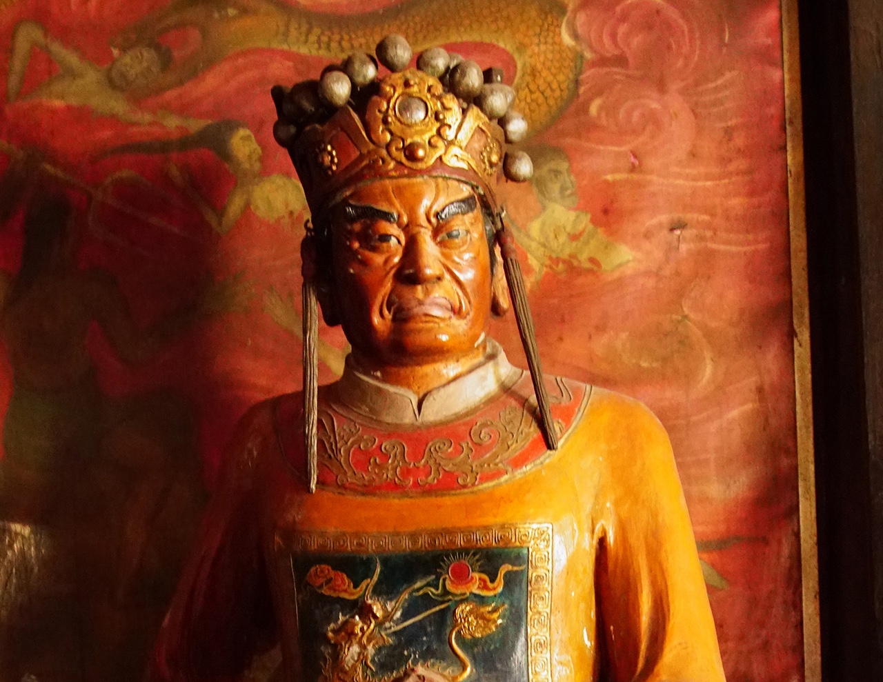 清岩祖殿的八个神像,我就认识四个,都认识算你牛