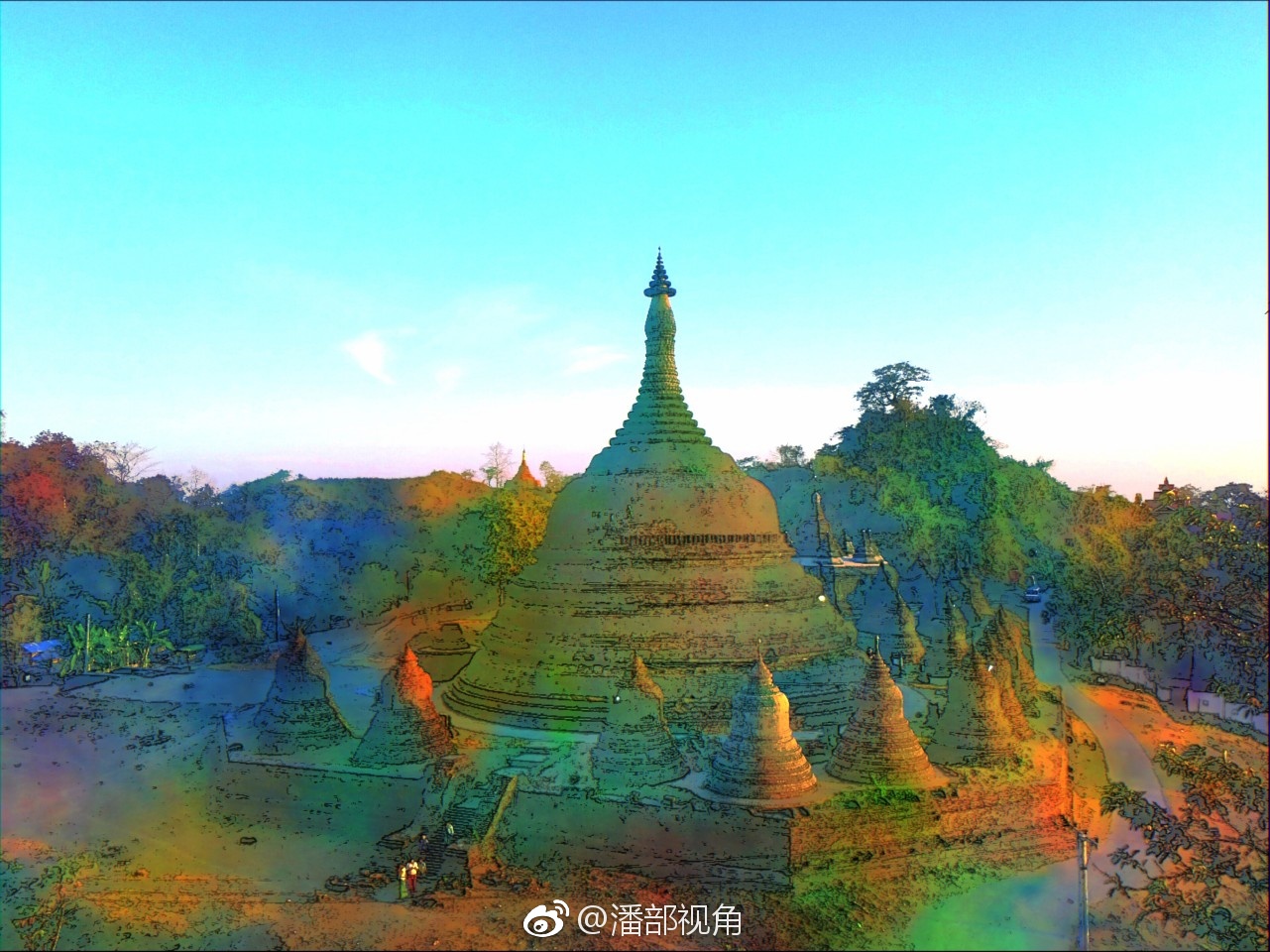 若开邦是缅甸西海岸的一个邦,与缅甸内地隔阂着若开山脉