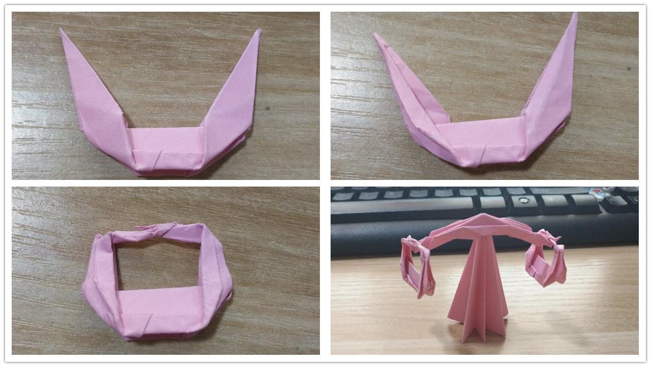 教你折个天秤座星座折纸, 听说12月份有桃花运哦!