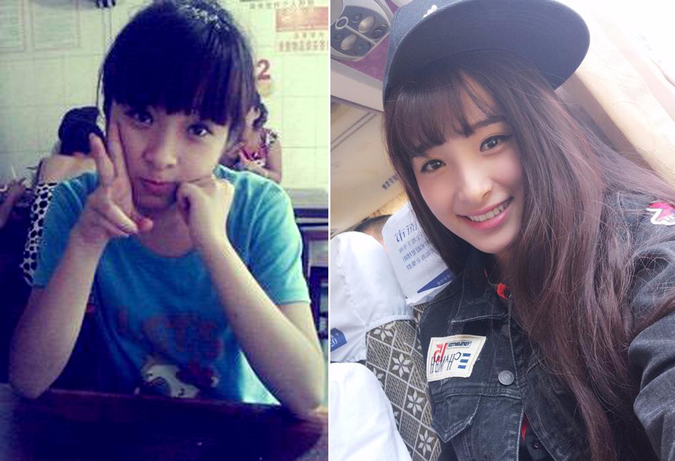 女生节网友晒对比照片:真是女大十八变 !