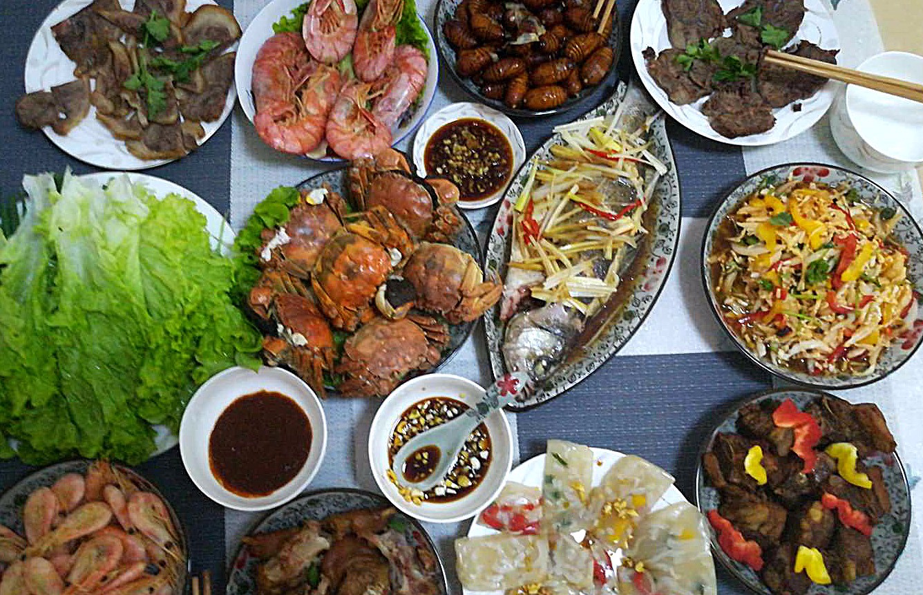 朋友圈团圆饭爆屏每道菜都是家的味道