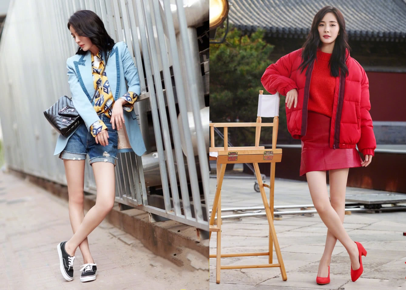 看到杨幂的腿,男人都要怀疑人生,网友:刘恺威可要看紧了!