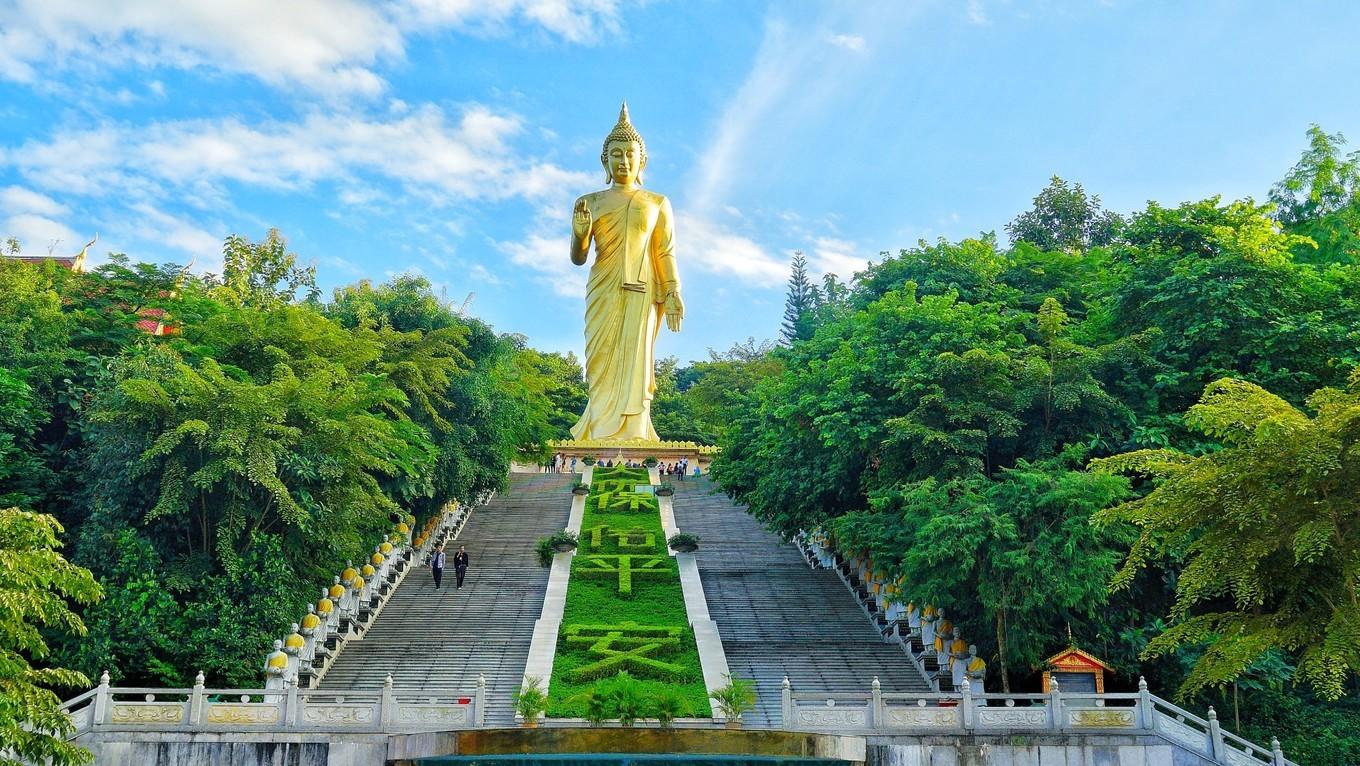但是很少去到这座佛寺|大佛寺|西双版纳|佛寺_新浪新闻