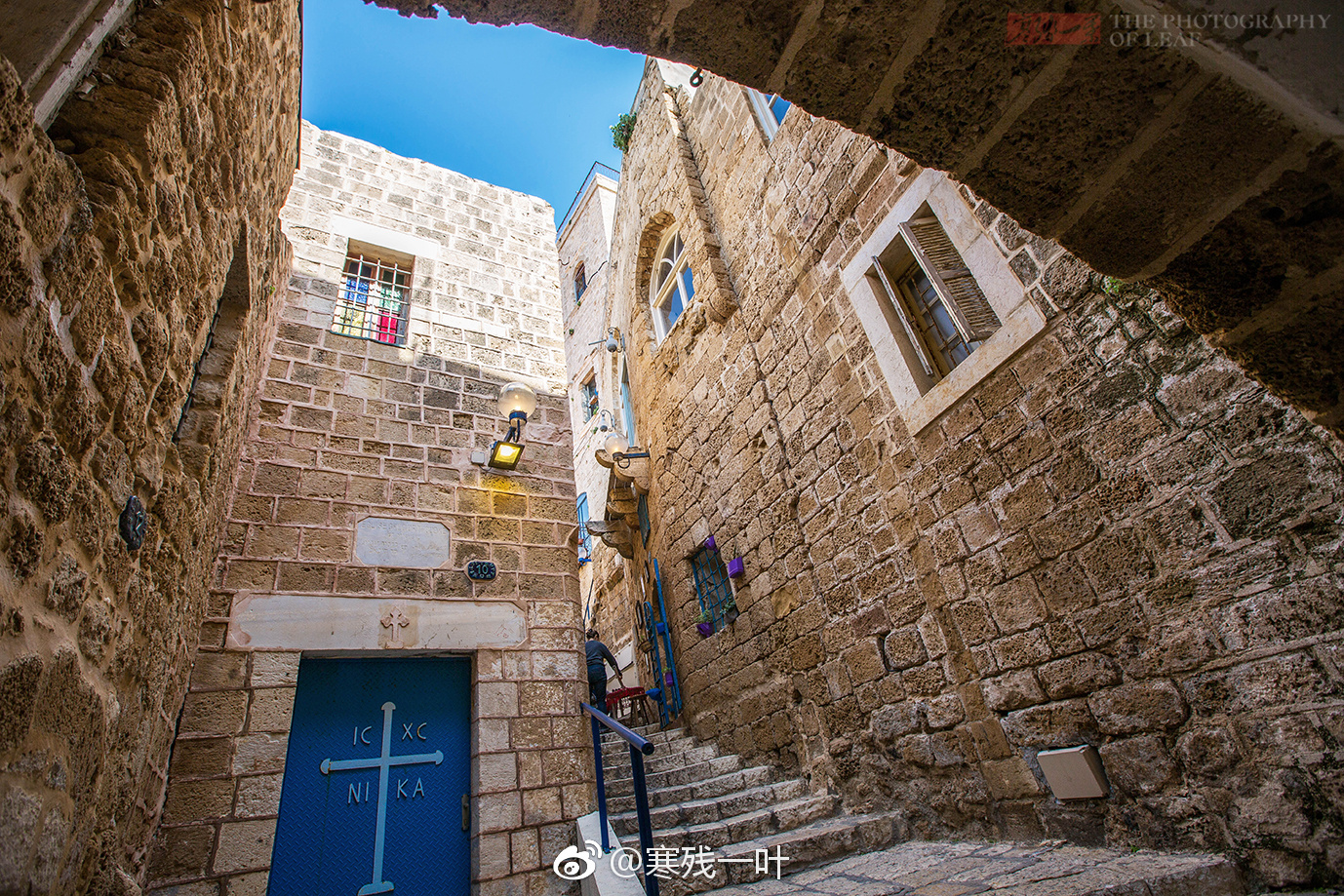 以色列特拉维夫雅法,一座面朝地中海的古城.深窄中沉淀着古老
