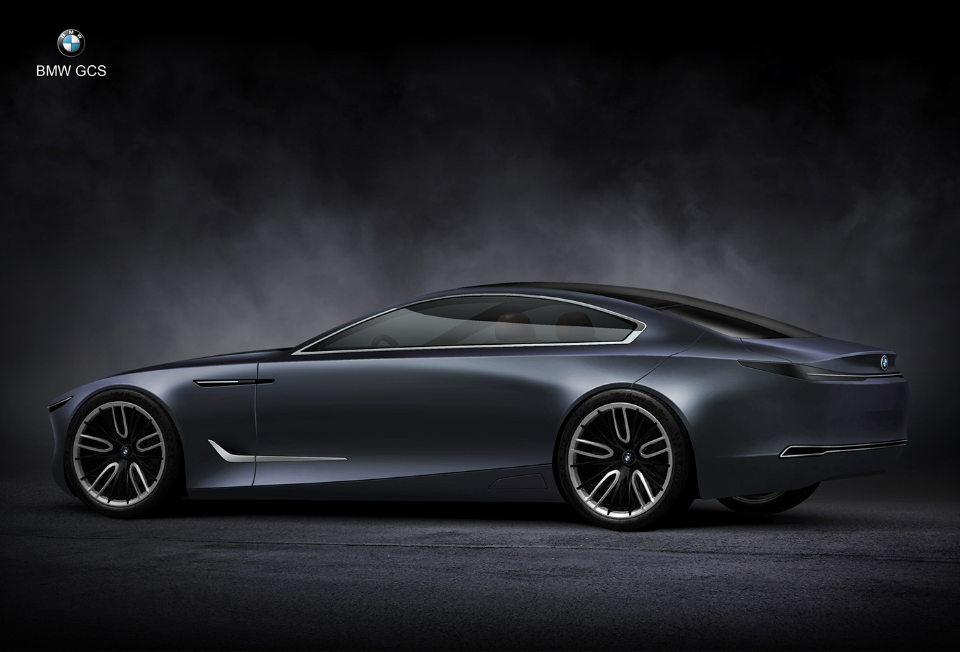 极简!宝马gcs概念车设计效果图.-新浪汽车