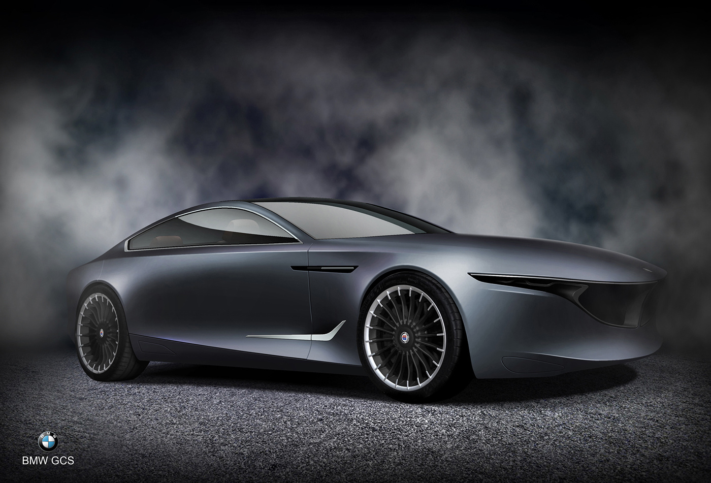 极简!宝马gcs概念车设计效果图.-新浪汽车