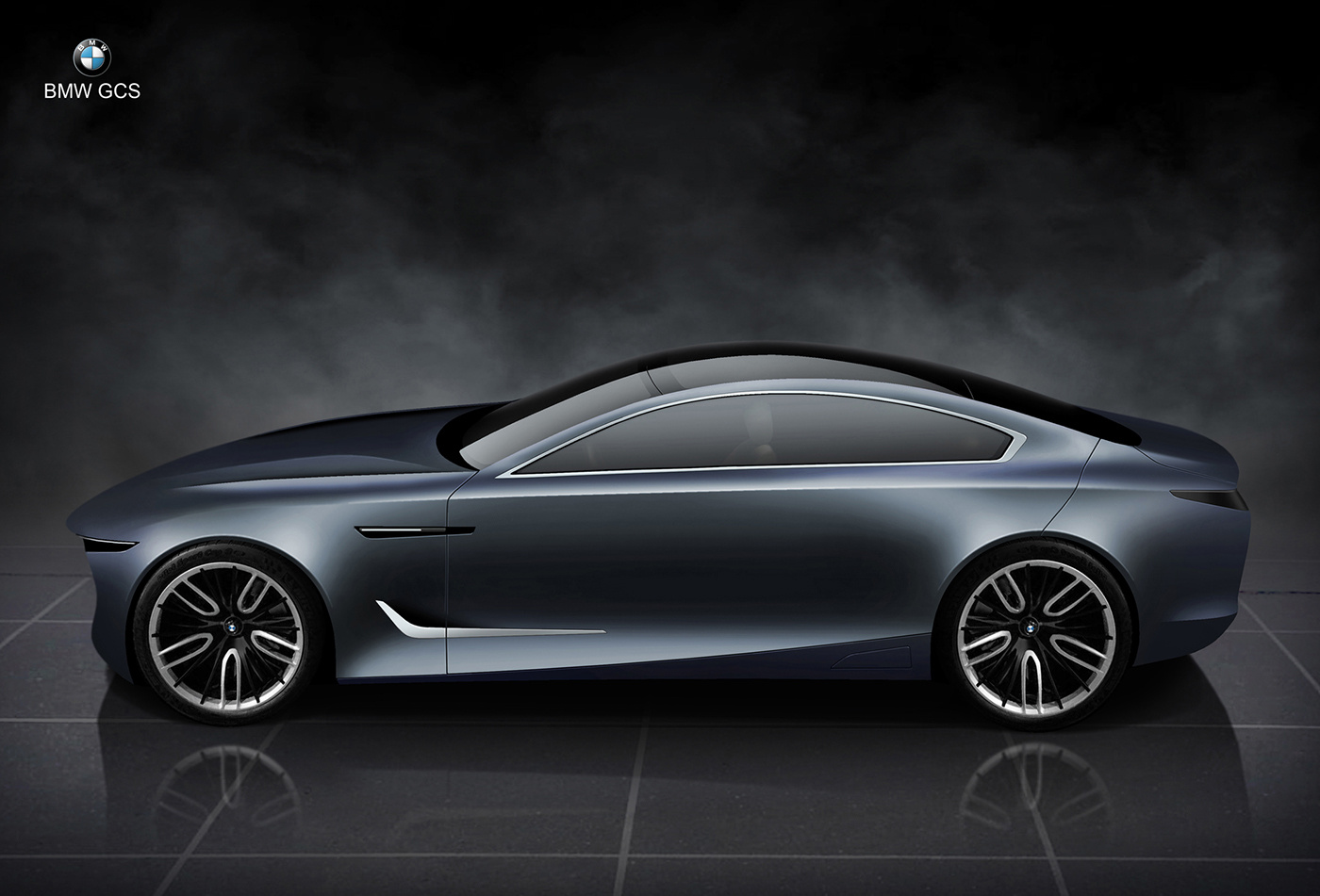 极简!宝马gcs概念车设计效果图.-新浪汽车