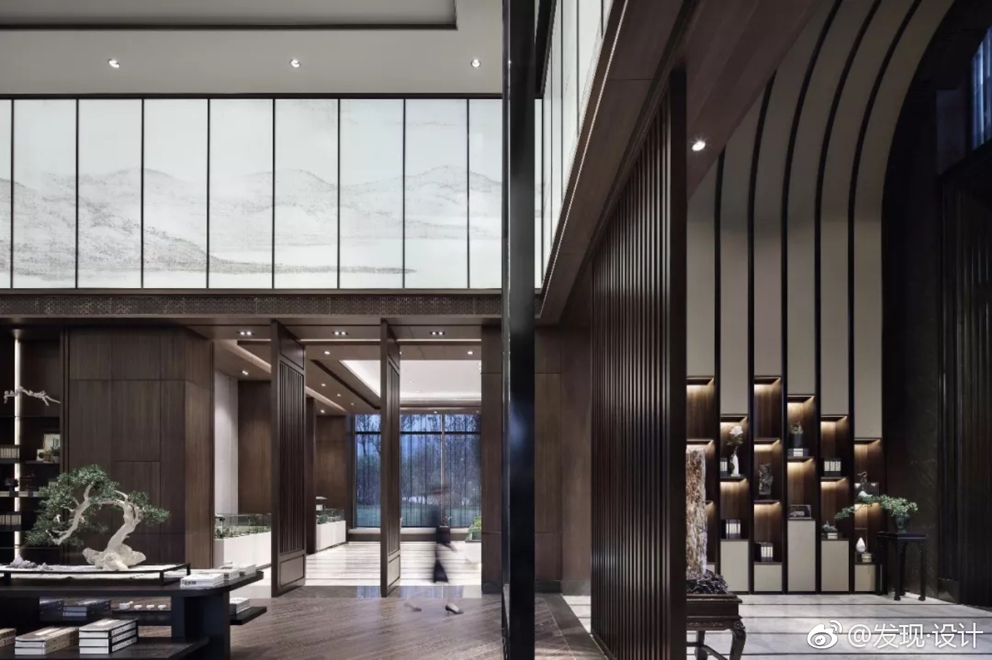 pal梁景华最新力作—900 平方米新中式素雅营销中心设计