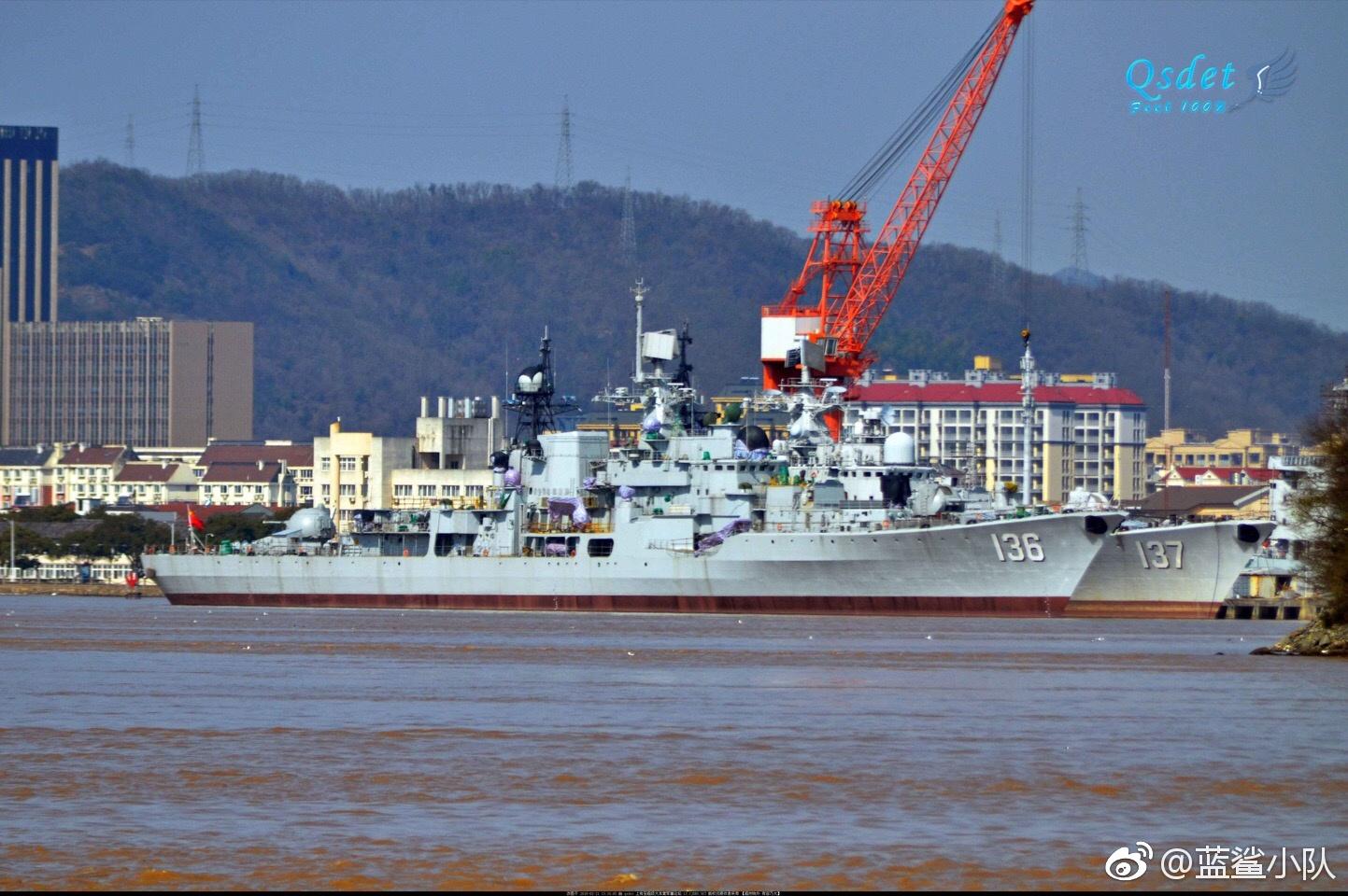 中国海军一个港口集结一国舰队还有11艘军舰正在印度洋