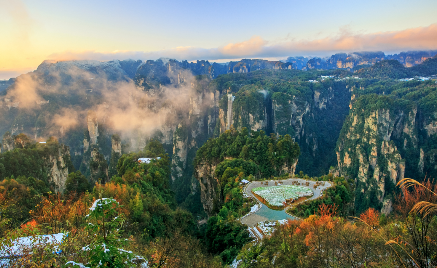 去张家界别停留在市区天门山绝世美景都在武陵源