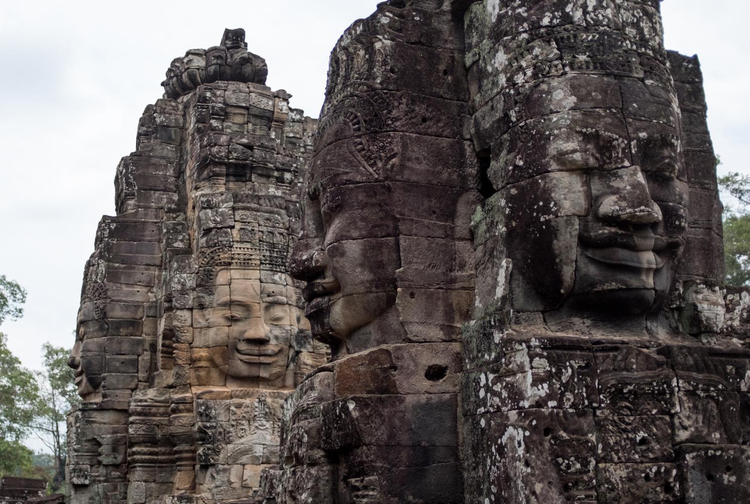 摄影实拍柬埔寨"高棉的微笑",堪比蒙娜丽莎的东方雕塑艺术