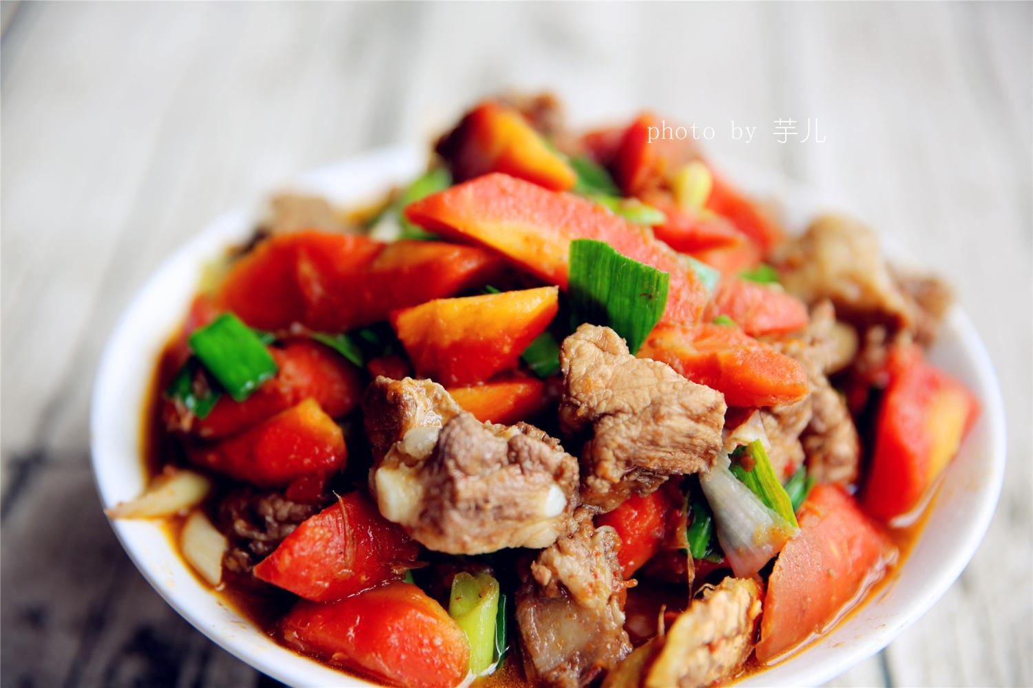 味道鲜美的抗癌佳肴, 胡萝卜烧排骨, 老人小孩都喜欢! 越吃越健康