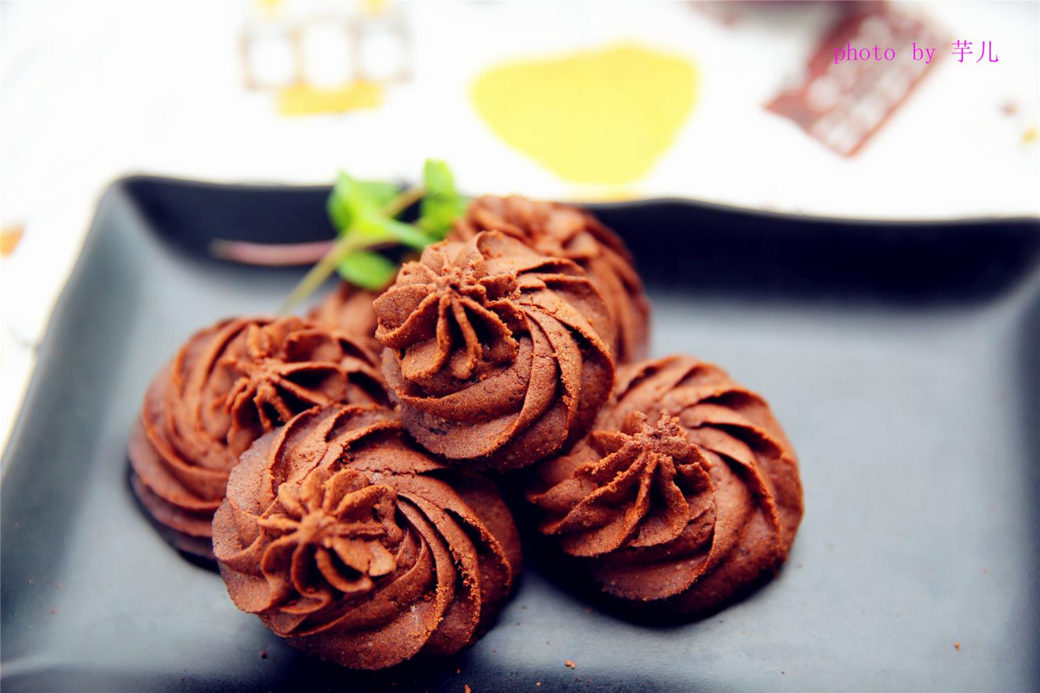 酥脆可口的可可曲奇饼, 郊游最佳小点心!