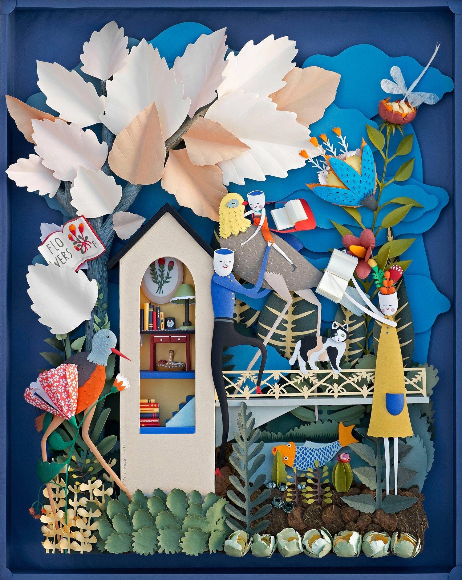 来自elsamora的童话世界纸雕