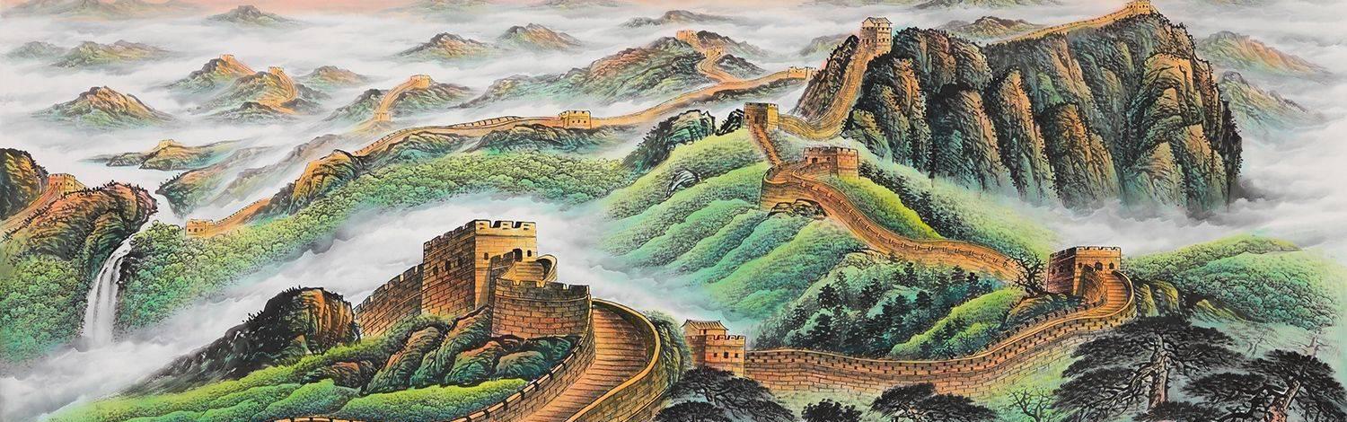 你想要的青绿山水画当代画家王宁青绿山水画讲解