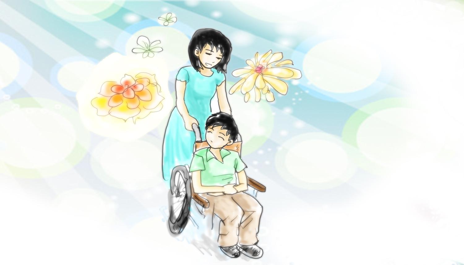 我是北京第一个重残坐着轮椅,却上了普通小学的学生!