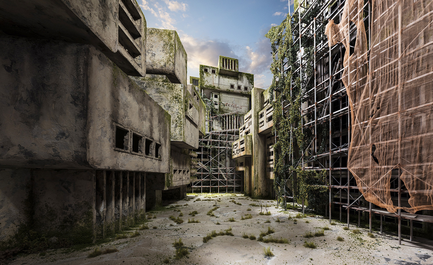 微缩废墟末日后的世界美国艺术家lorinix和kathleengerber