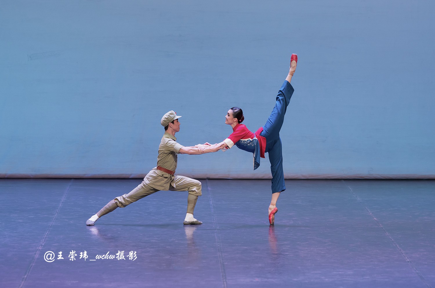 中央芭蕾舞团演出舞剧"沂蒙情"