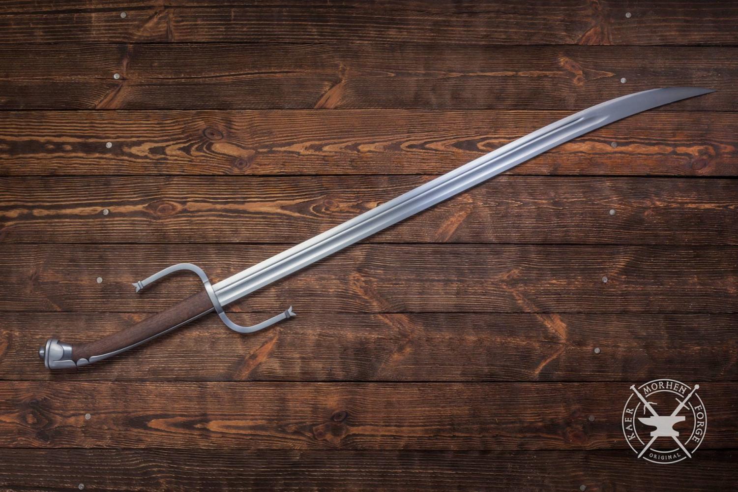 铁匠打造真实版巫师3狂猎最强钢剑剑身华美锋芒逼人