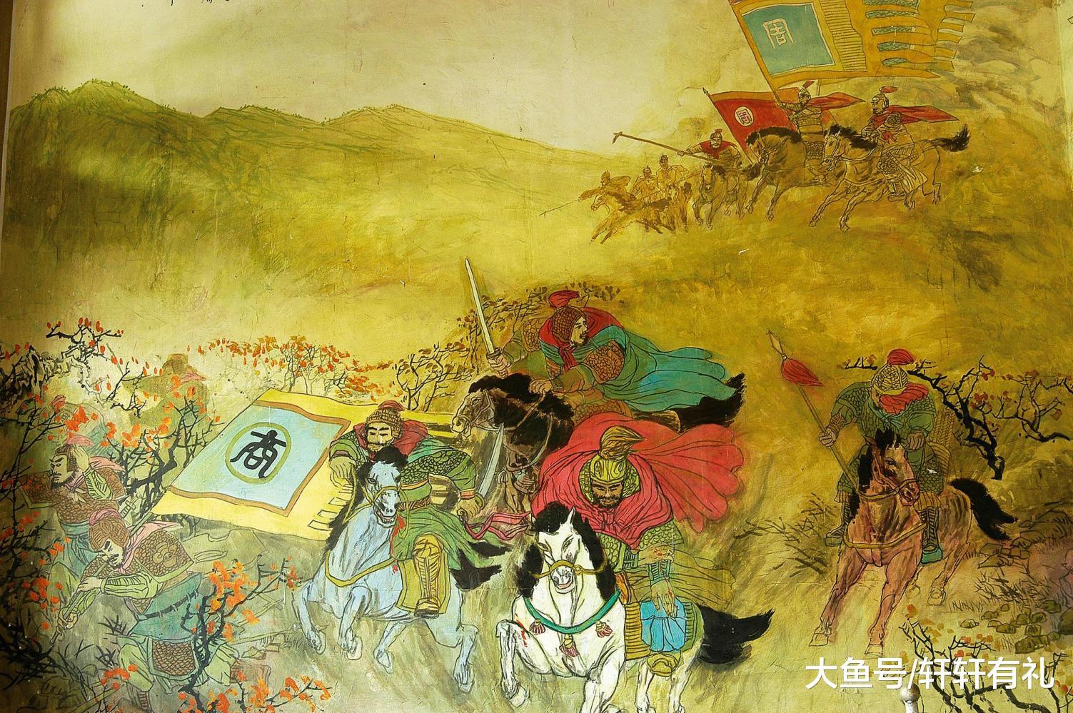 攸侯喜在归国途中探知商朝国都已被攻破,纣王已自焚而死的消息之后