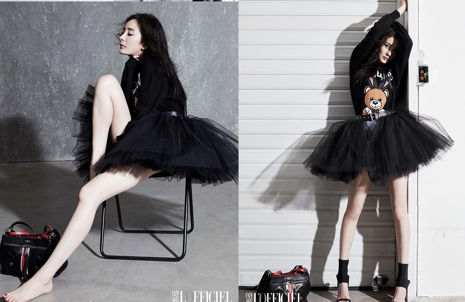 杨幂2018开年时尚大片曝光,只想为大幂幂的一双美腿疯狂打call!