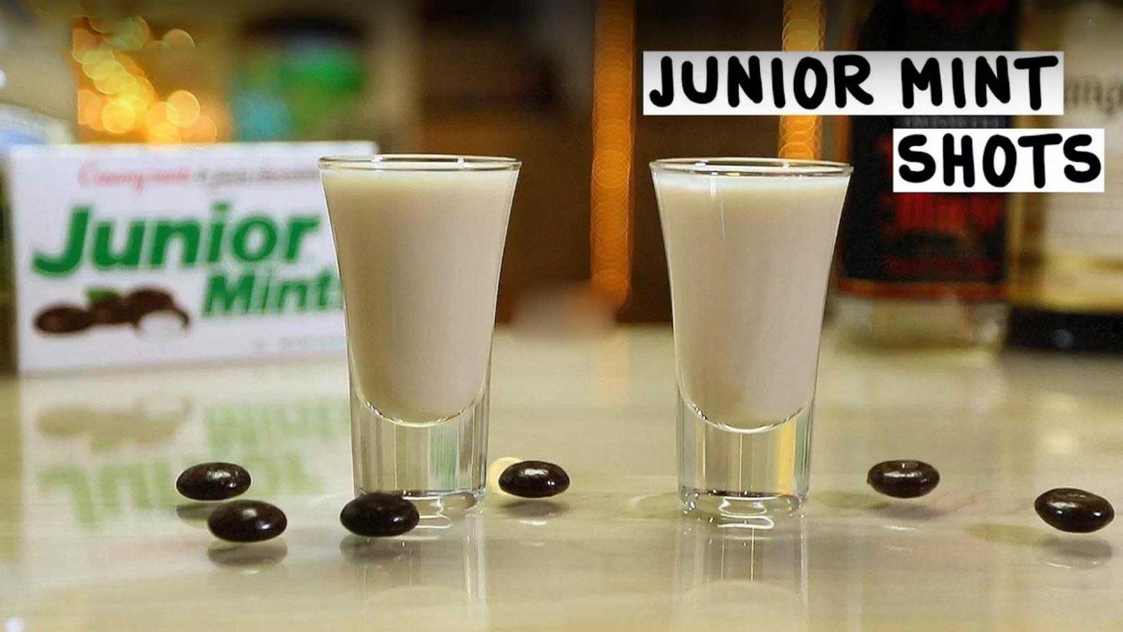junior mint巧克力shots鸡尾酒,边吃巧克力边喝鸡尾酒
