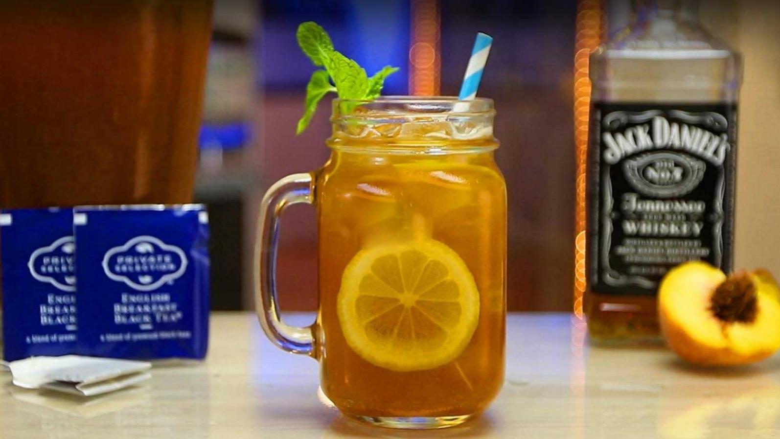 桃子威士忌冰红茶peach whiskey iced tea