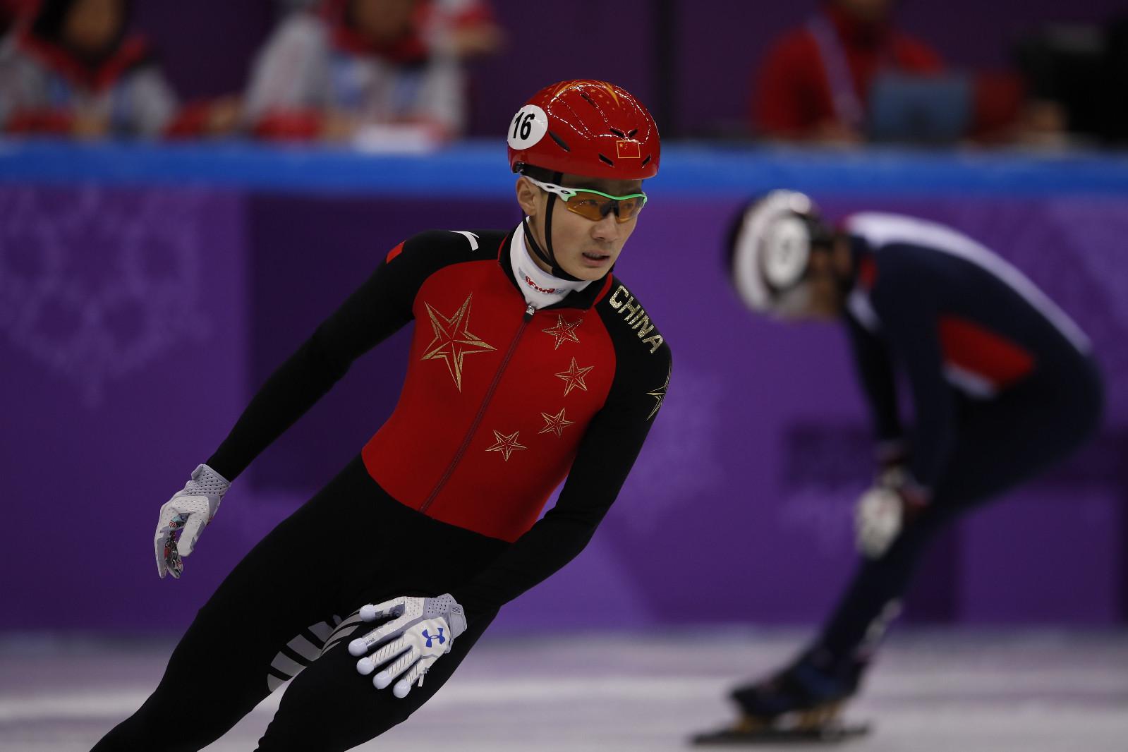 平昌冬奥中国代表团首金 武大靖短道速滑500米折桂