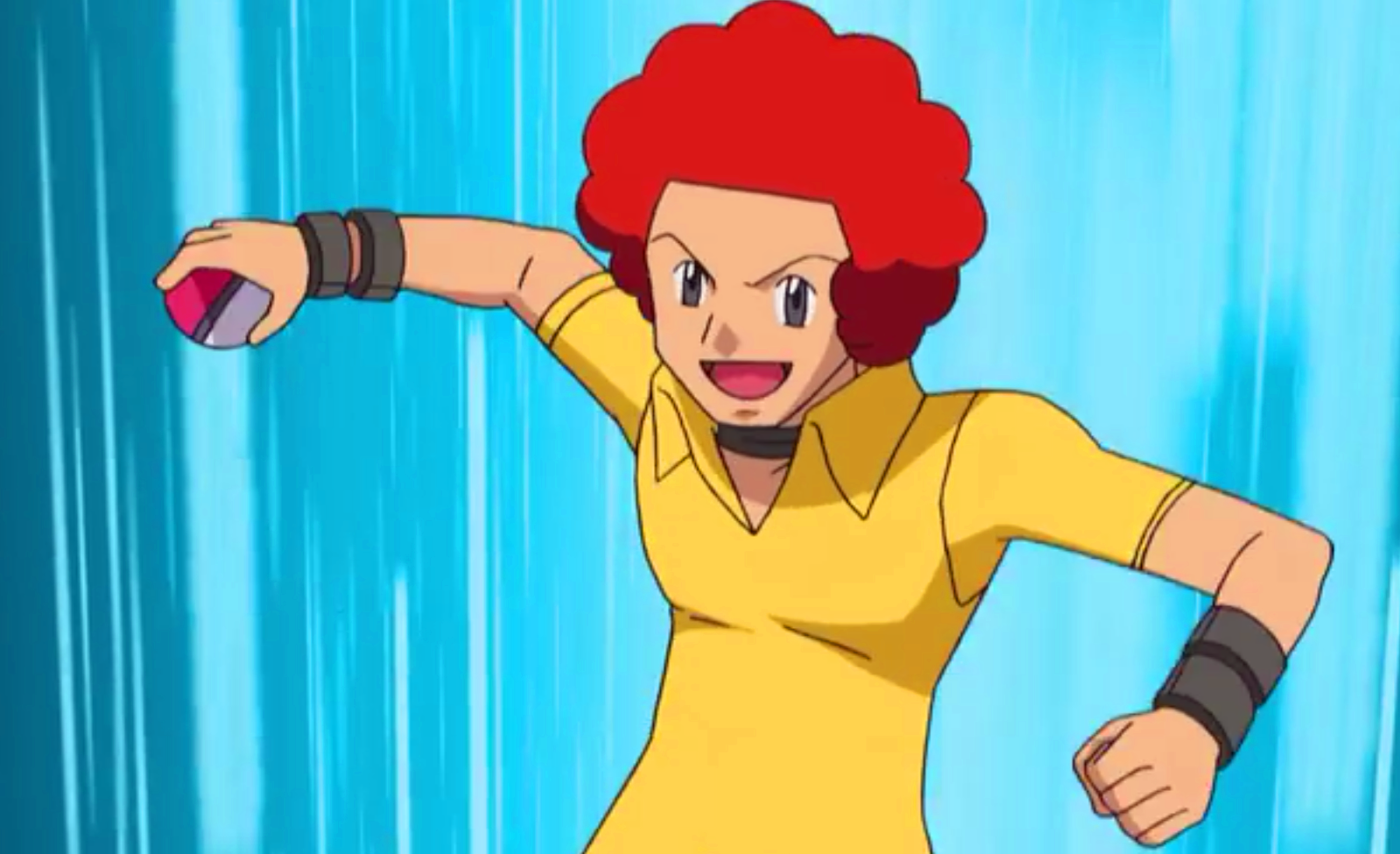 vs大叶在神奥地区,小智遇到了擅长使用火系神奇宝贝的天王大叶,这场