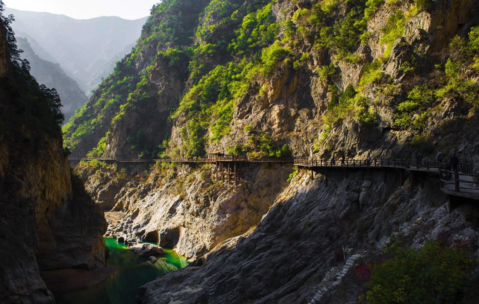 素有"天下第一渠""关中大峡谷"的陕西泾阳郑国渠遗址独特风光