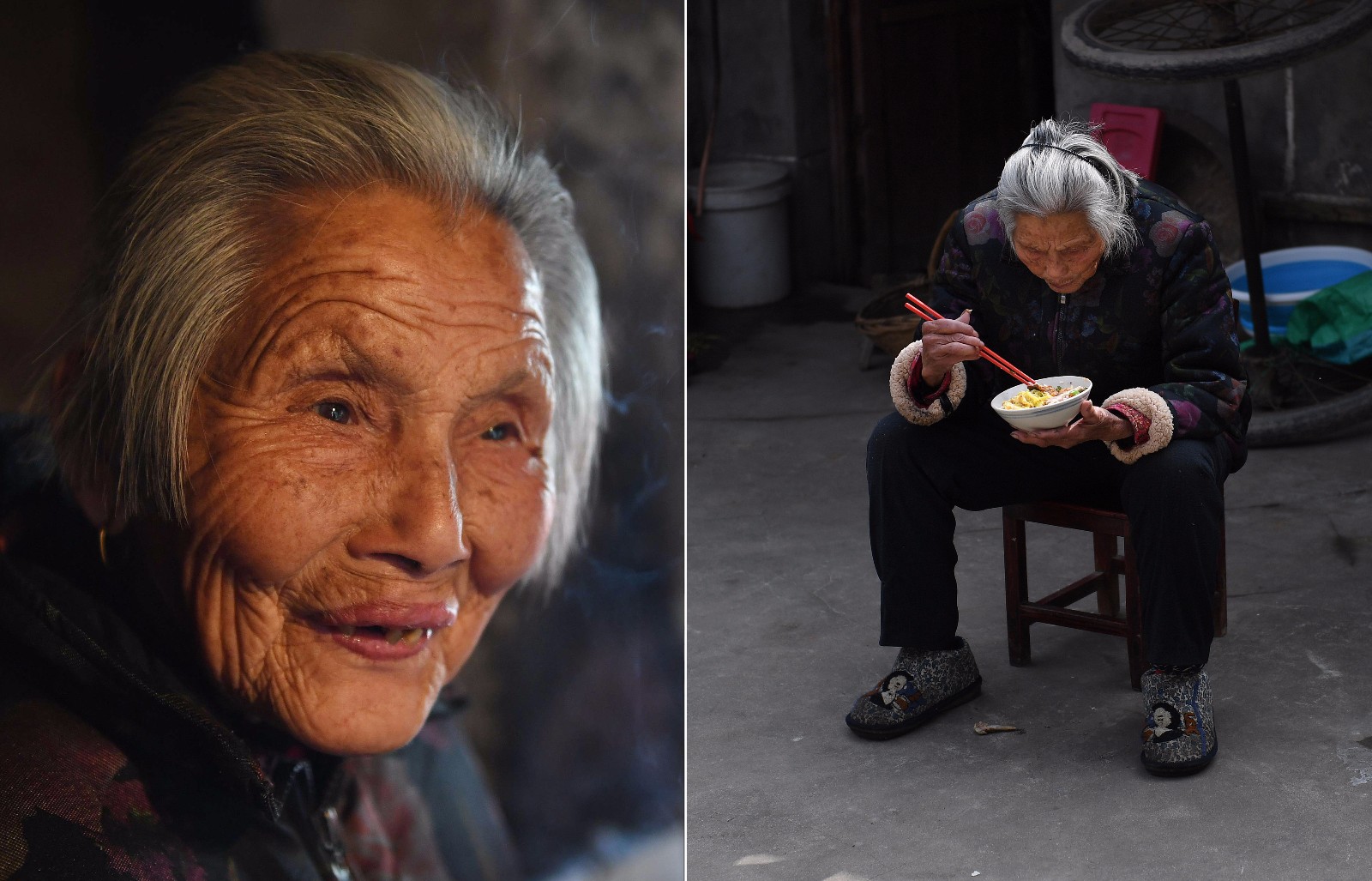 春节儿女团圆菜满桌,老人却偷着在厨房吃剩菜,你咋看?