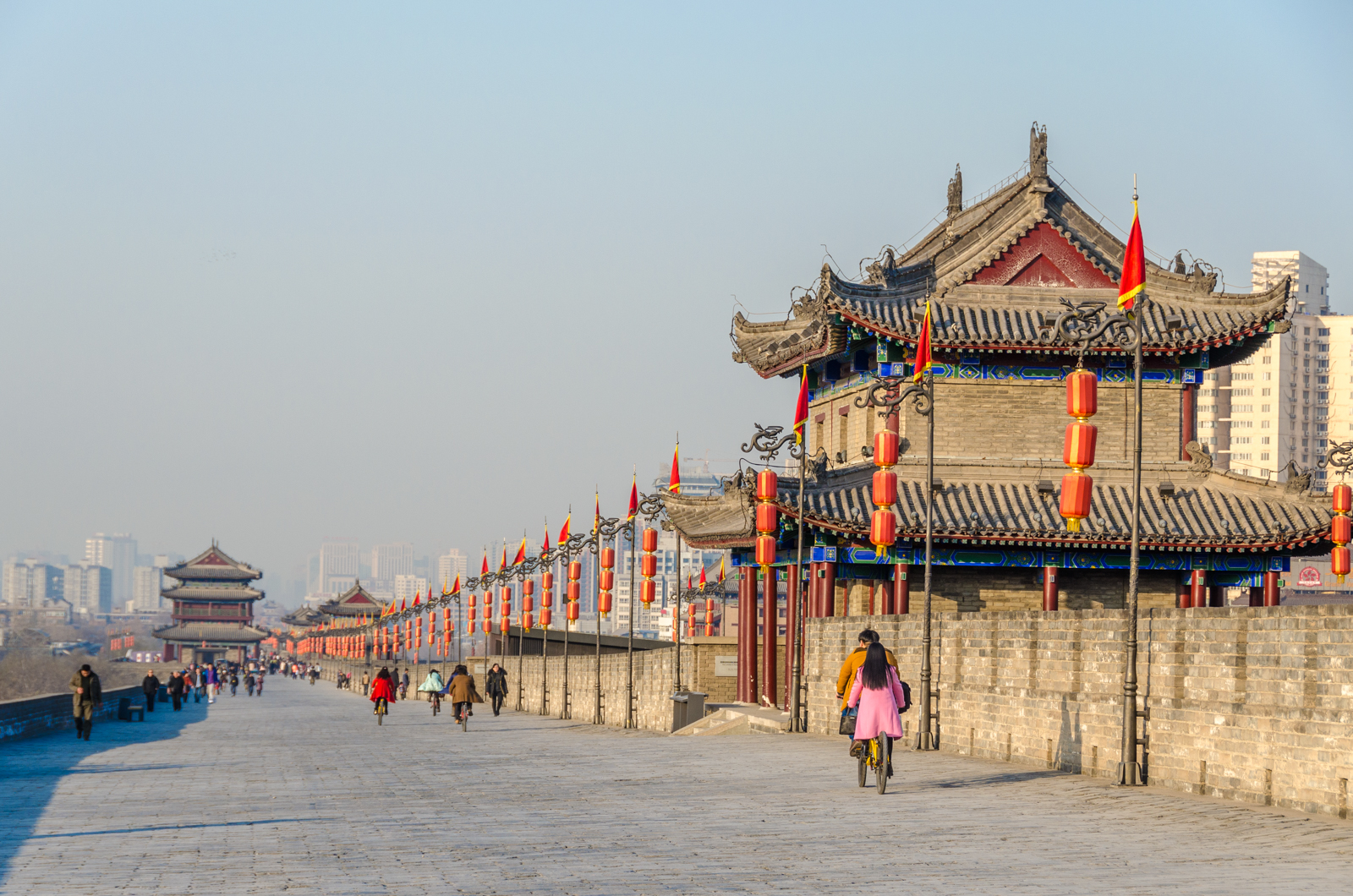 名气最大的古城墙,全长14公里转一圈花54元|古城墙|西安城墙|城门